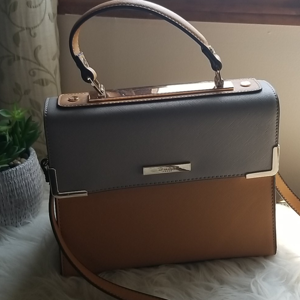 Dune brown and grey bag.